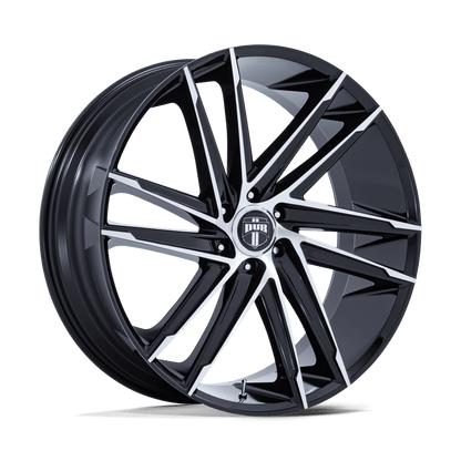 DUB 1PC DC275 BLAZE 24X10 25 6X139.7 GLOSS BLACK W/ MACHINED FACE