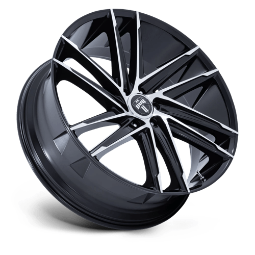 DUB 1PC DC275 BLAZE 24X10 25 6X139.7 GLOSS BLACK W/ MACHINED FACE