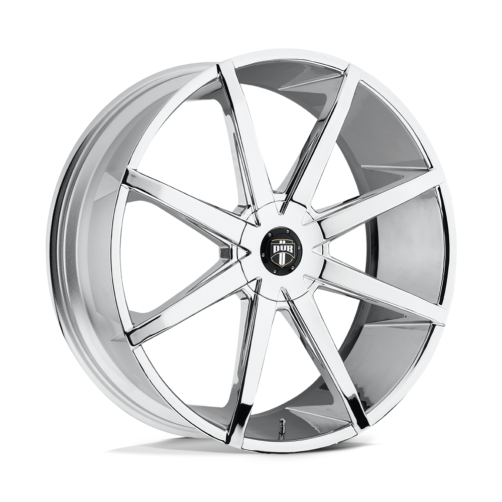Dub 1Pc S201 PUSH - 20x8.5 10mm Blank CHROME Wheel | S201208500-10