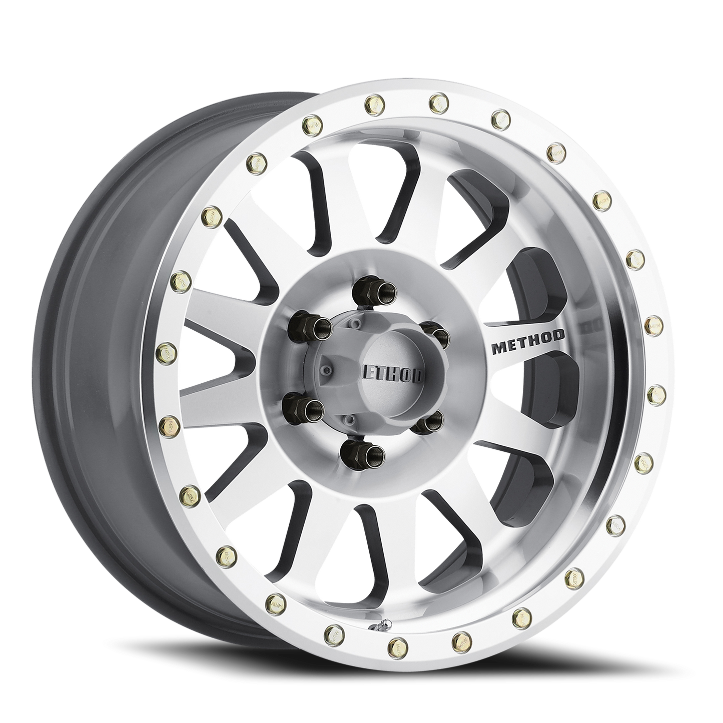 Method 304 16x8 6x139.7 (6x5.5) 0mm Double Standard Machined - Clear Coat MR30468060300