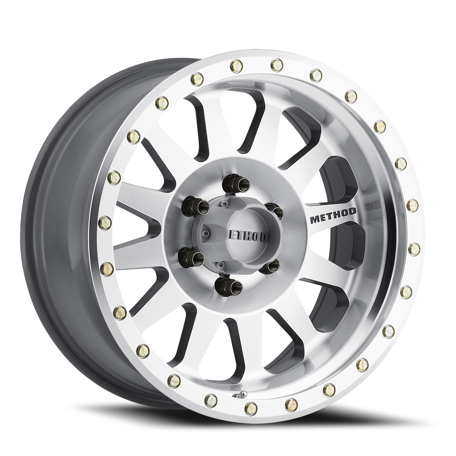 Method 304 16x8 6x139.7 (6x5.5) 0mm Double Standard Machined - Clear Coat MR30468060300