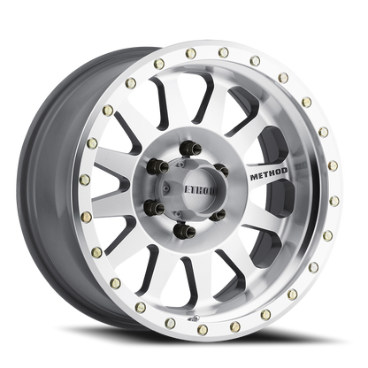 Method 304 16x8 6x139.7 (6x5.5) 0mm Double Standard Machined - Clear Coat MR30468060300