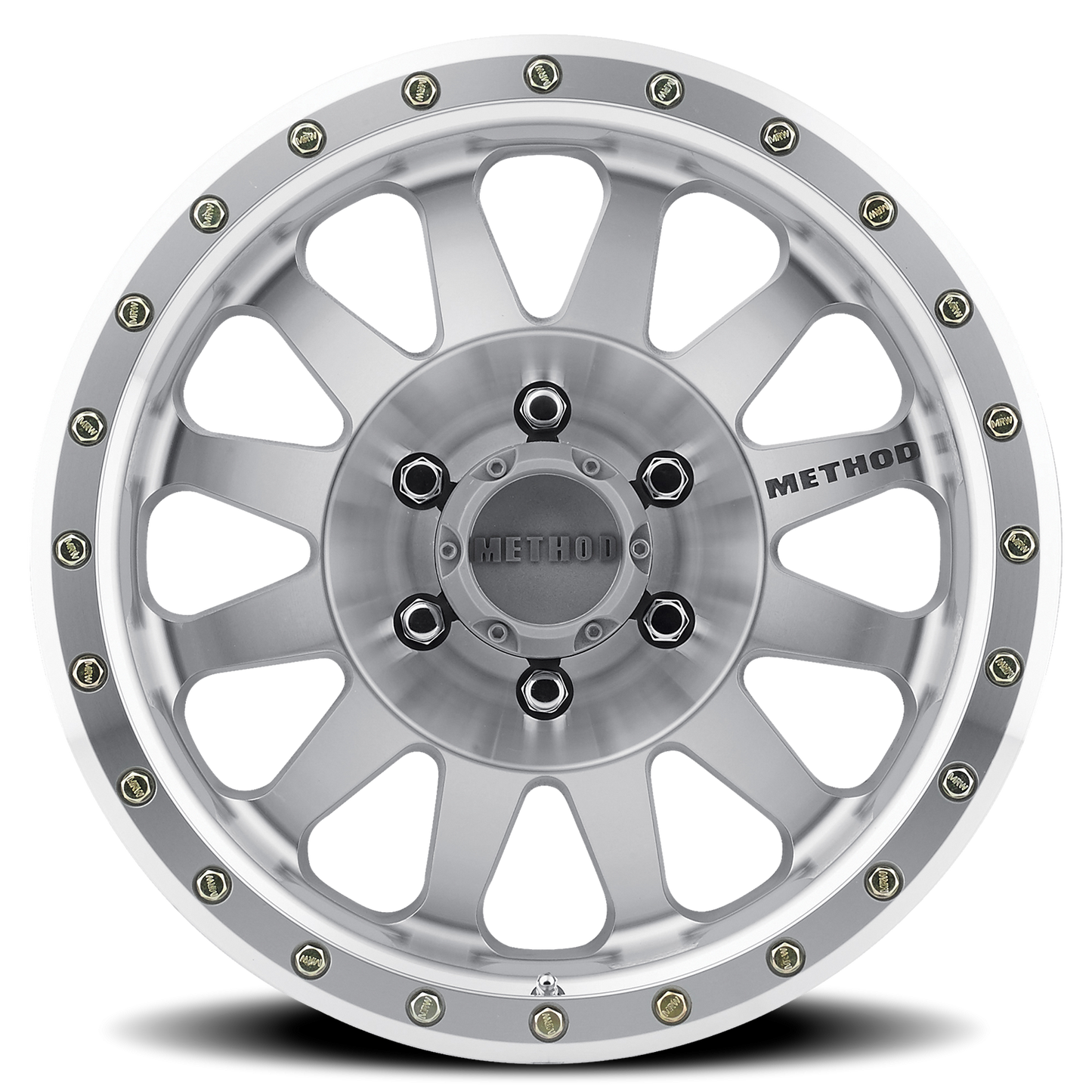 Method 304 16x8 6x139.7 (6x5.5) 0mm Double Standard Machined - Clear Coat MR30468060300