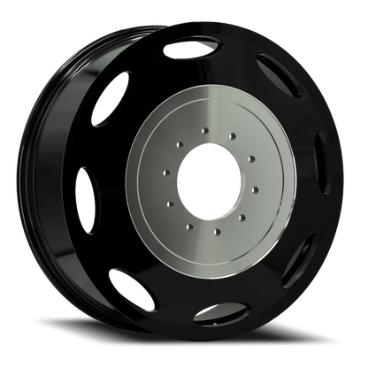 XF OFF-ROAD DUALLY INNER 24X8.25 115 10X225 GLOSS BLACK