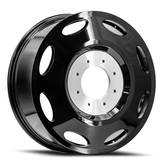 XF OFF-ROAD DUALLY INNER 24X8.25 115 8X200 GLOSS BLACK