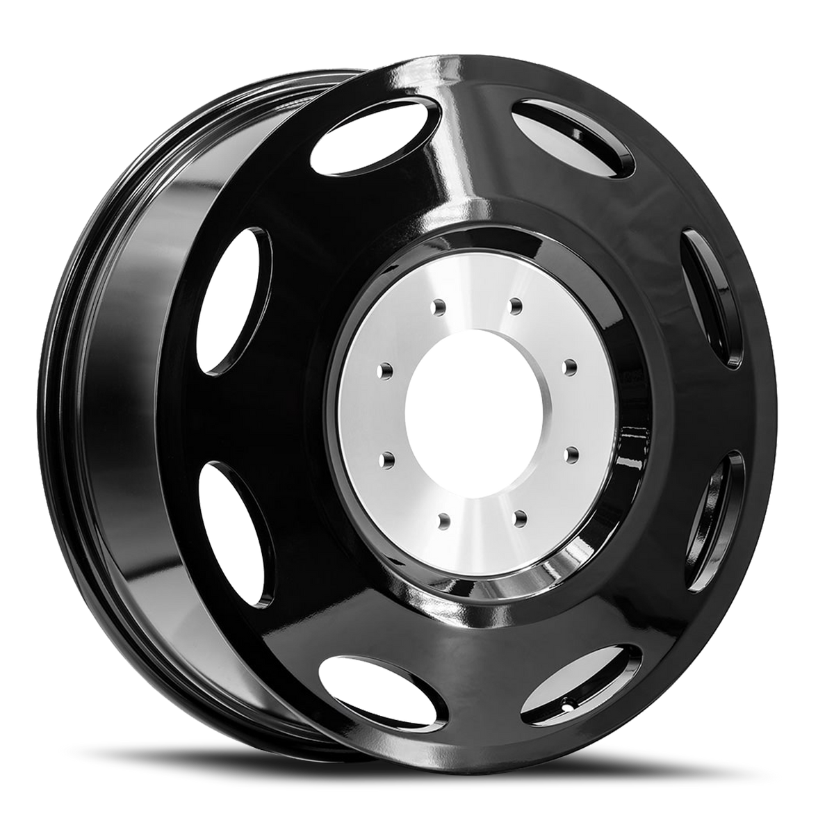 XF OFF-ROAD DUALLY INNER 22X8.25 100 8X210 GLOSS BLACK