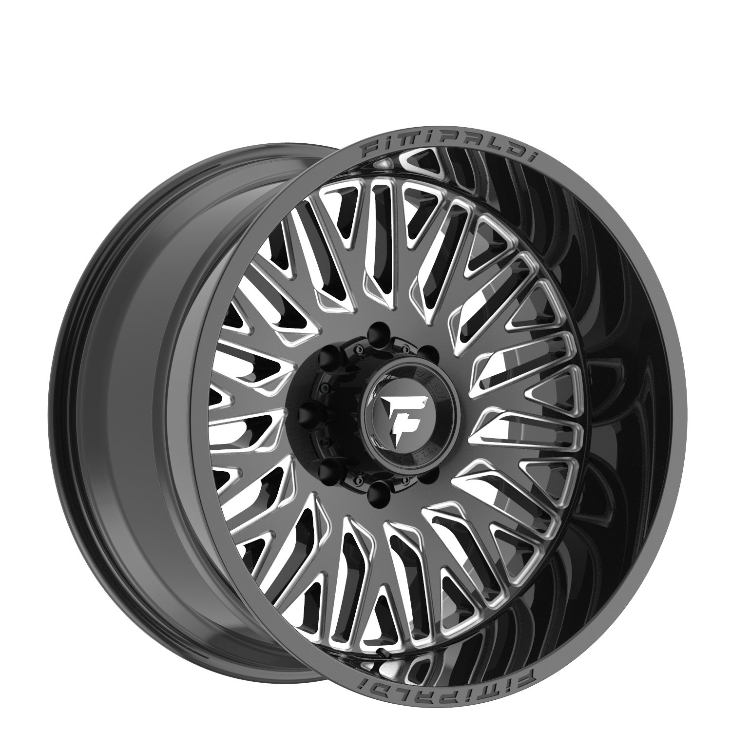 Fittipaldi FA07 22X12 -44 8x170 Gloss Black Milled