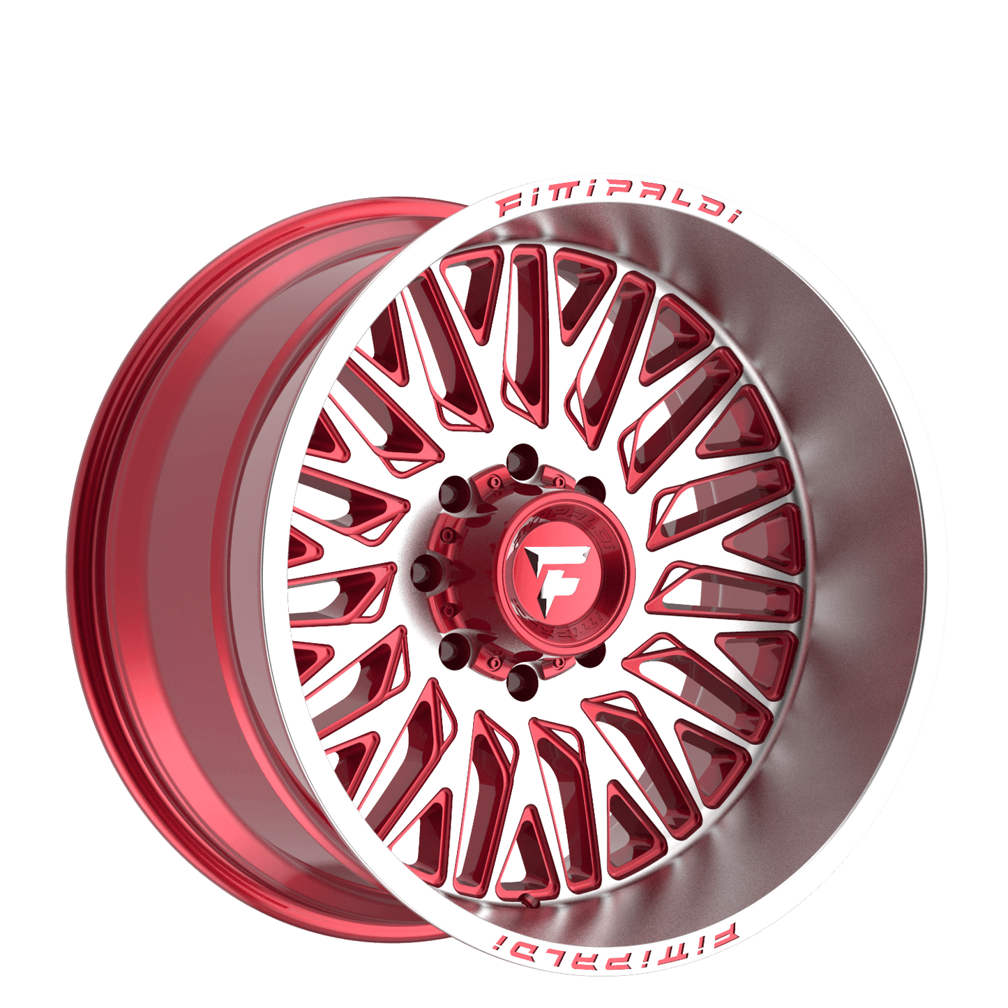 Fittipaldi FA07 26X12 -44 8x170 Gloss Red Machined