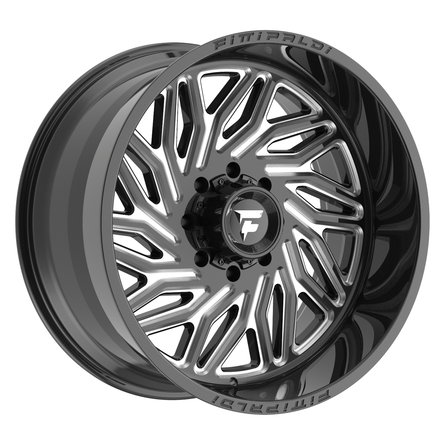 Fittipaldi FA13 24X12 -44 6x135/6x5.50 Gloss Black Milled