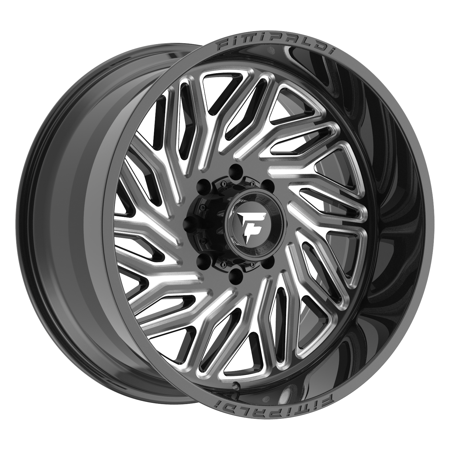 Fittipaldi FA13 24X12 -44 6x135/6x5.50 Gloss Black Milled