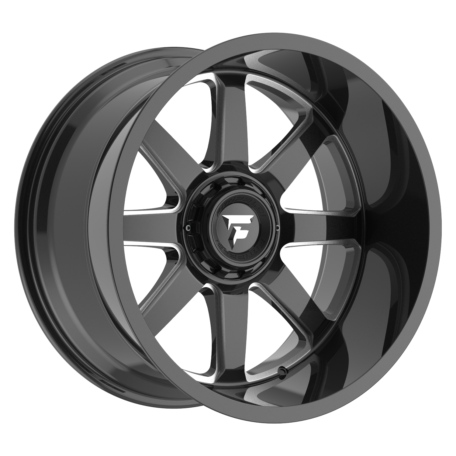 Fittipaldi FA16 20X9 +12 8x170 Gloss Black milled