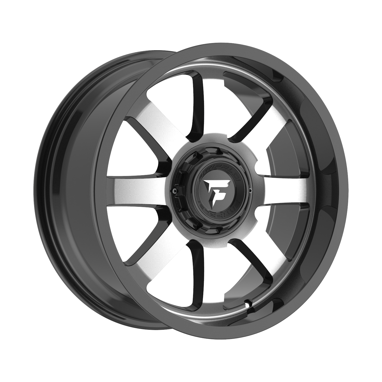 Fittipaldi FA16 20X9 +12 8x170 Gloss black machined