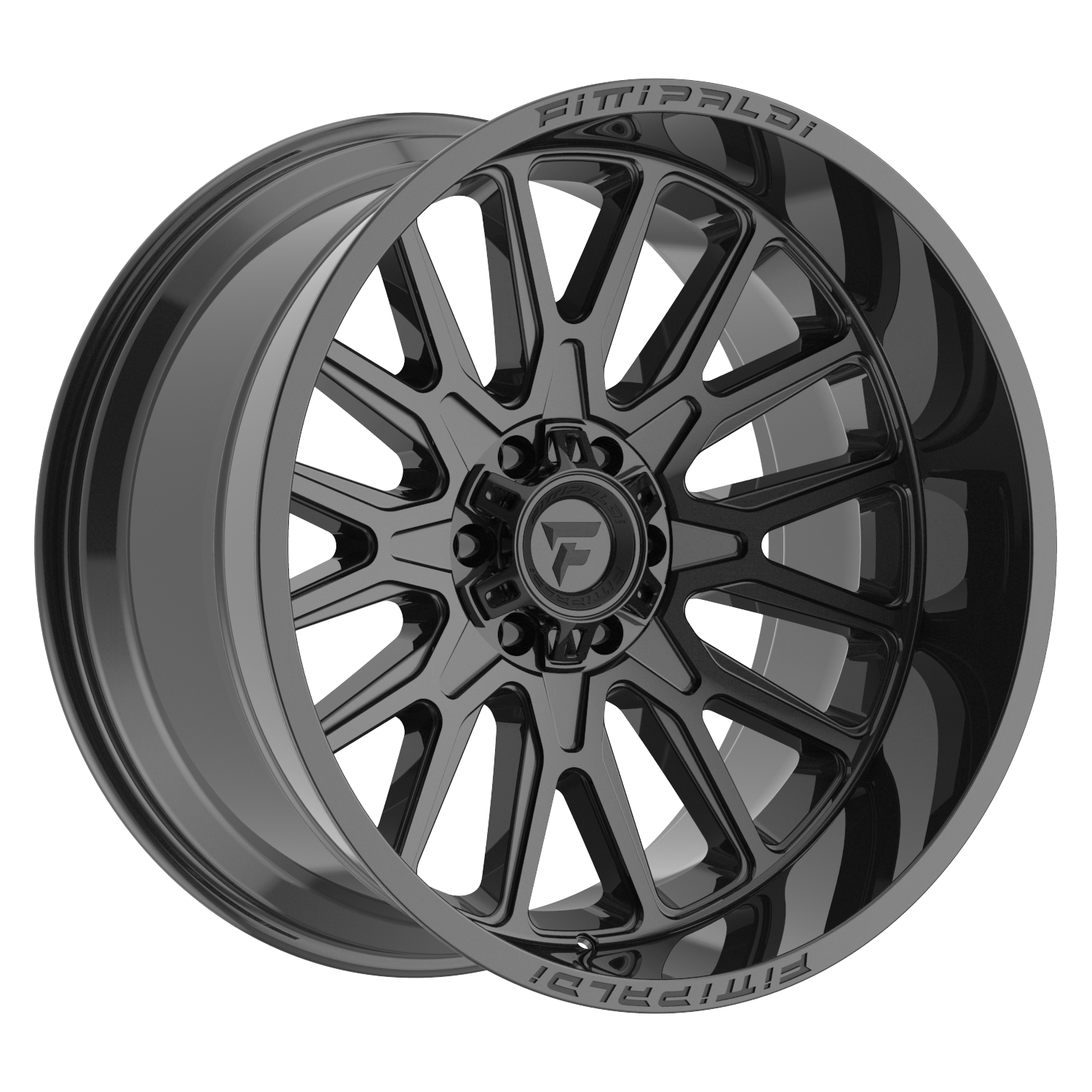 Fittipaldi FA18 22X12 -44 8x6.50 Gloss Black