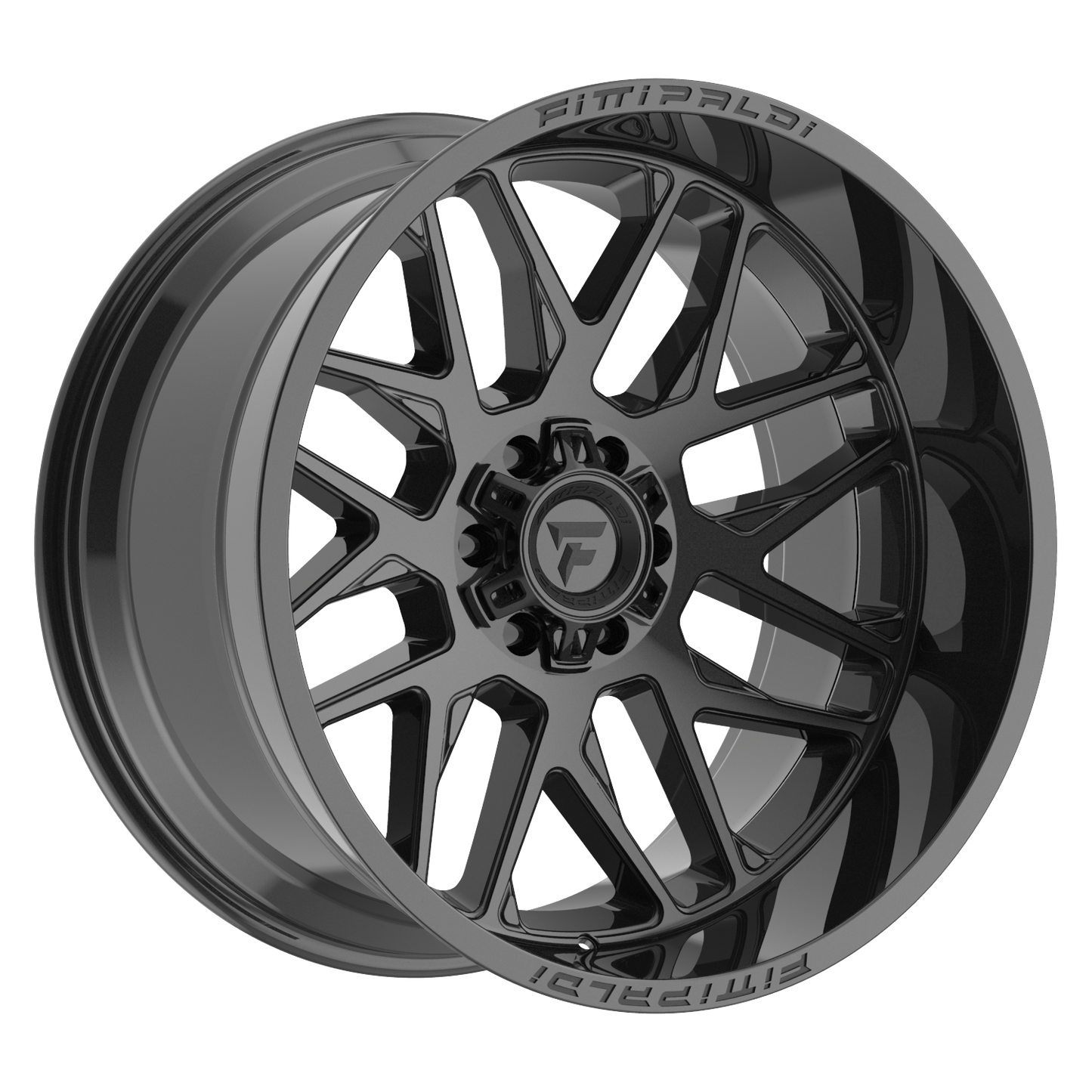 Fittipaldi FA19 22X12 -44 8x6.50 Gloss Black