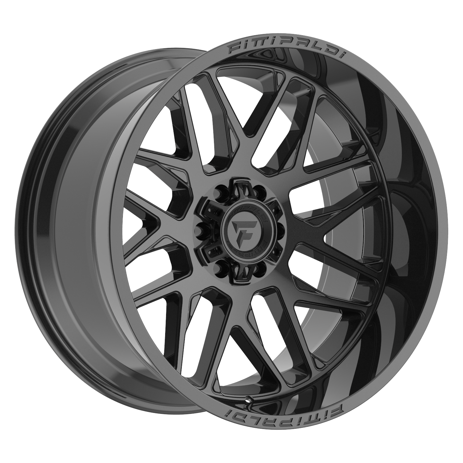 Fittipaldi FA19 22X12 -44 8x6.50 Gloss Black