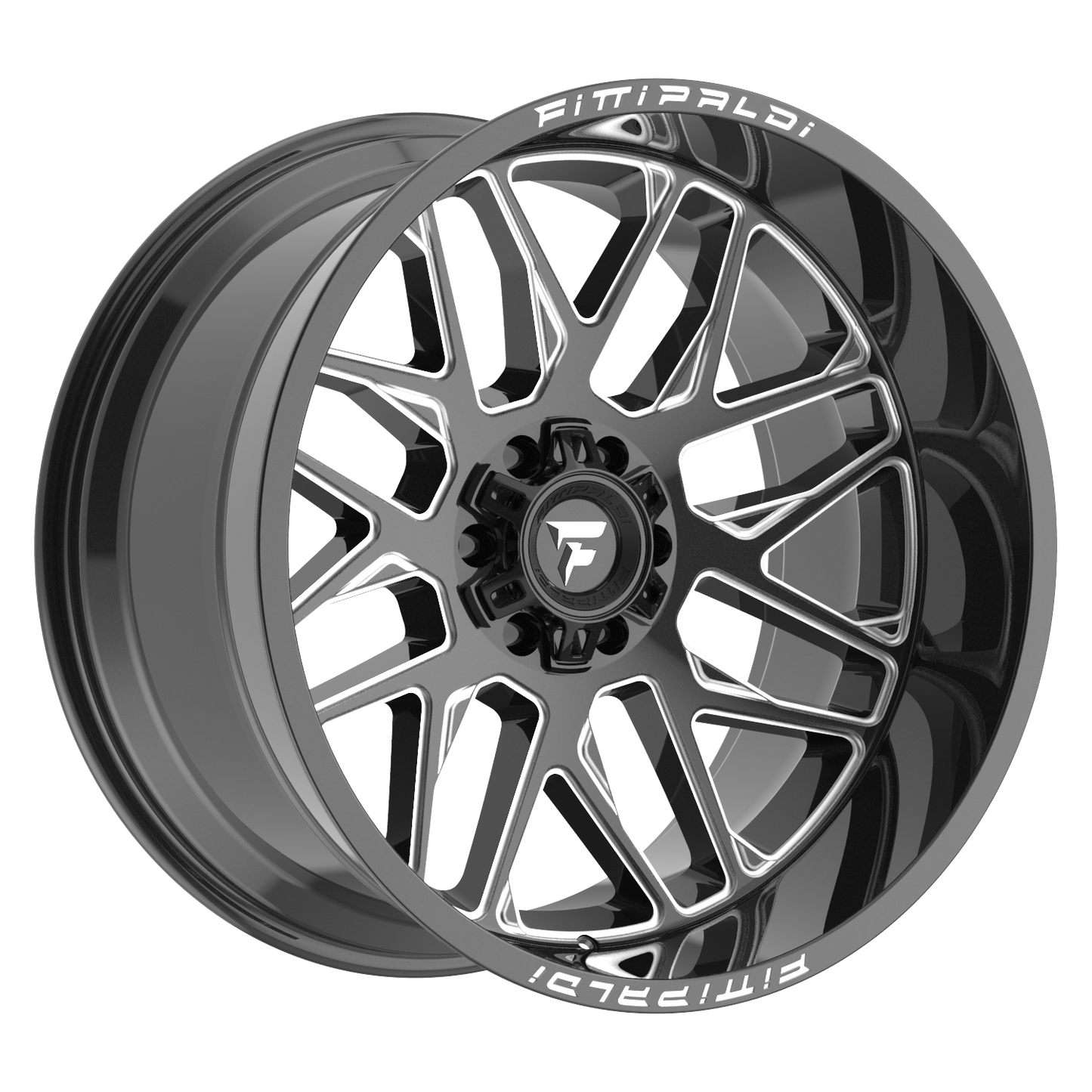 Fittipaldi FA19 20X9 +18 8x6.50 Gloss Black Milled