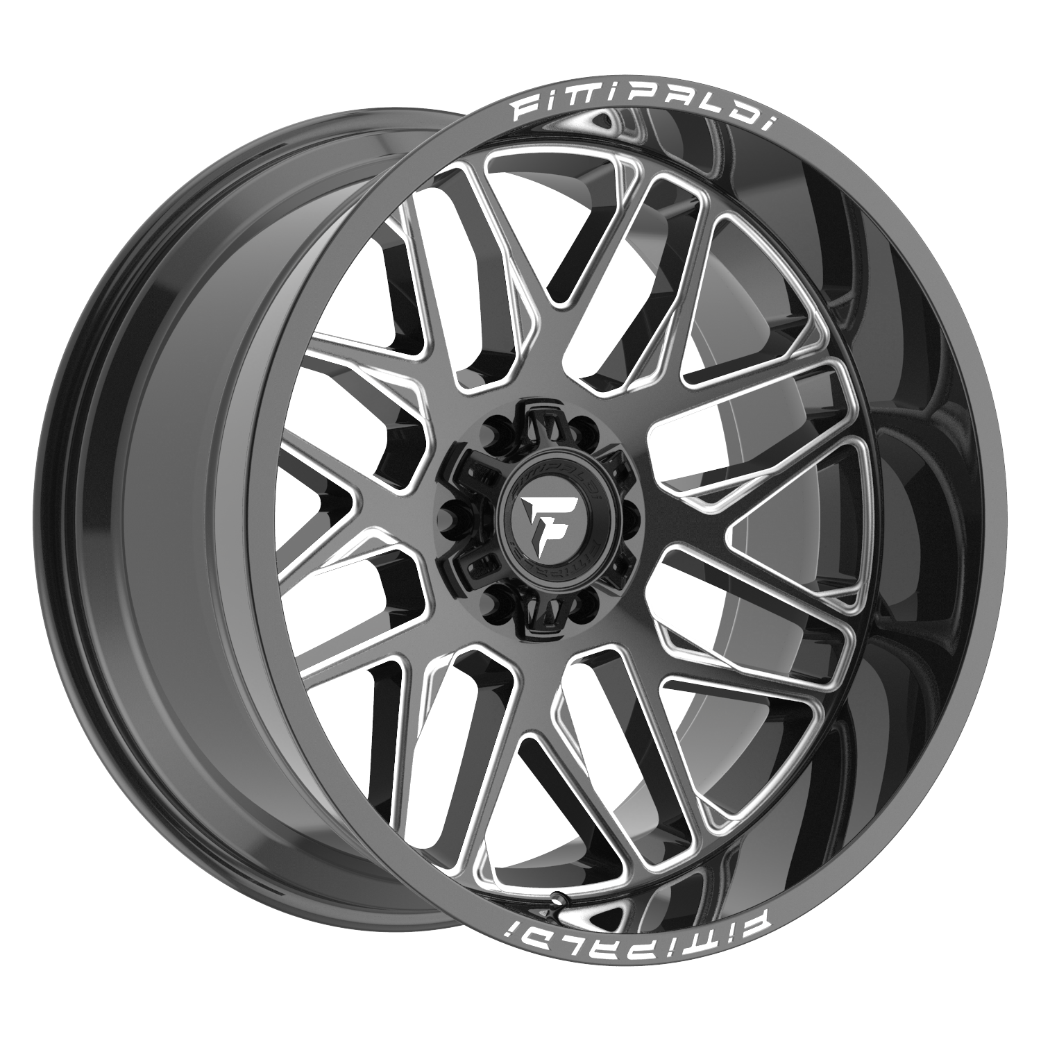 Fittipaldi FA19 20X9 +18 8x6.50 Gloss Black Milled