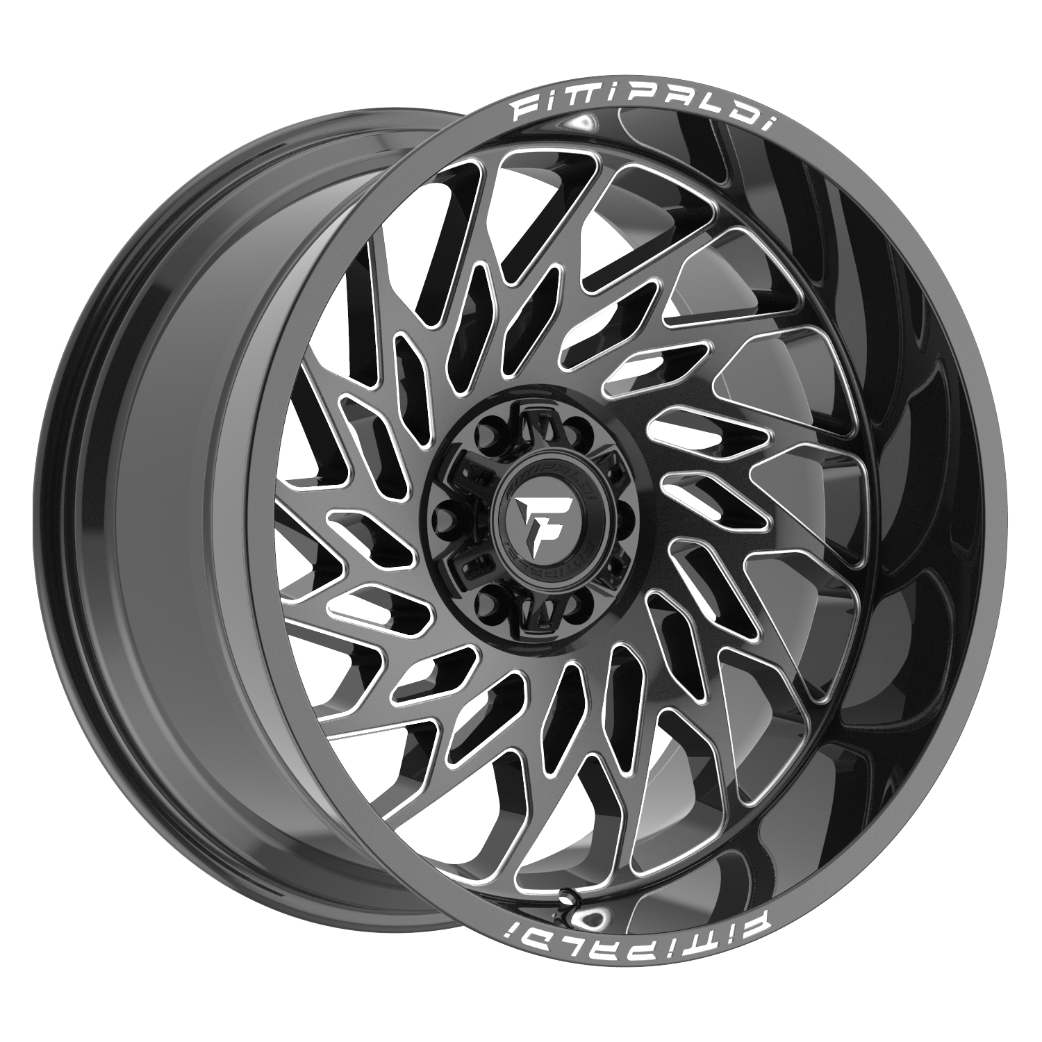 Fittipaldi FA20 20X10 -19 8x6.50 Gloss Black Milled