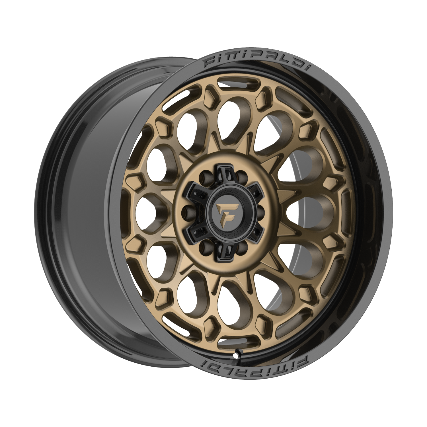 Fittipaldi FA22 20X10 -19 6x135/6x5.50 GLOSS BRONZE WITH GLOSS BLACK LIP