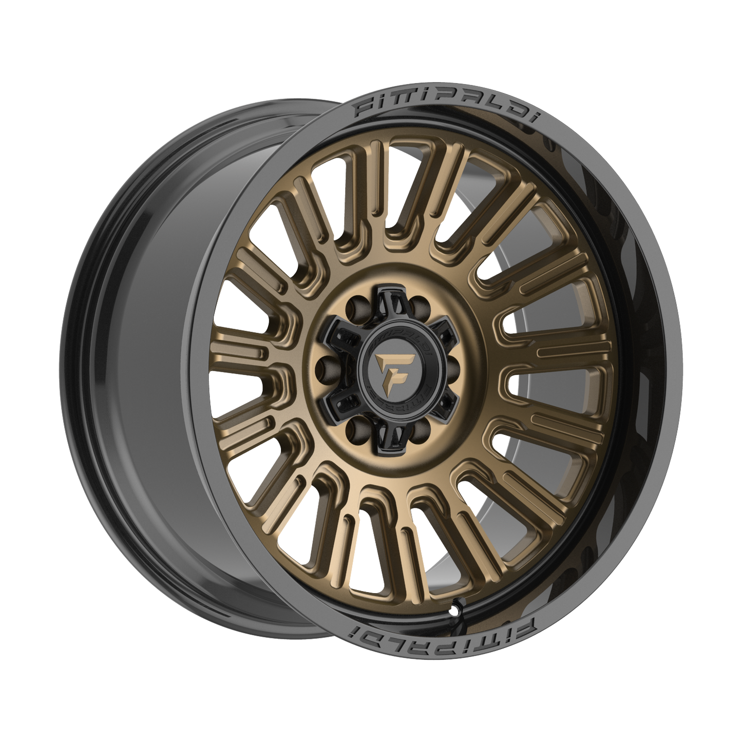 Fittipaldi FA24 20X10 -19 6x135/6x5.50 GLOSS BRONZE WITH GLOSS BLACK LIP