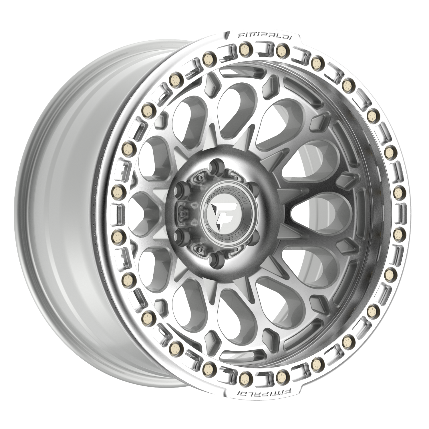 Fittipaldi FB153 17X9 -15 6x135 Gloss Silver Machined with Machined Ring