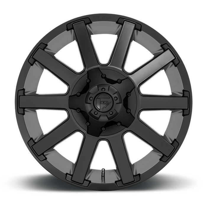 Fuel 1PC D437 CONTRA 20X9 1 5X114.3/5X127/5X4.5/5.0 Satin Black