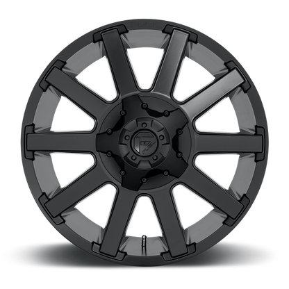 Fuel 1PC D437 CONTRA 20X9 1 5X114.3/5X127/5X4.5/5.0 Satin Black