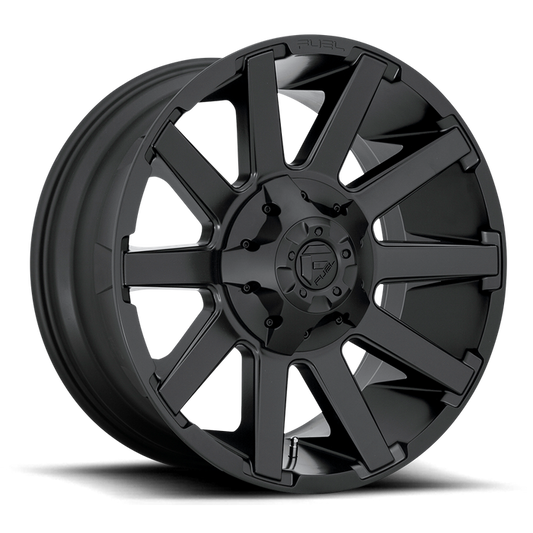 Fuel 1PC D437 CONTRA 20X9 20 8X165.1/8X6.5 Satin Black