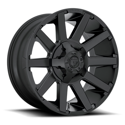 Fuel 1PC D437 CONTRA 20X9 20 8X180/8X7.1 Satin Black