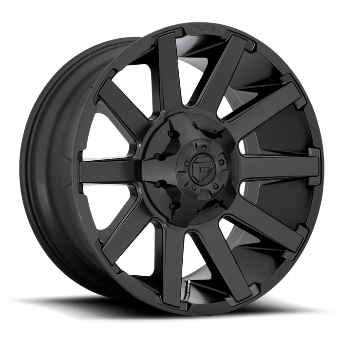 Fuel 1PC D437 CONTRA 20X9 1 8X165.1/8X6.5 Satin Black