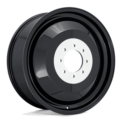 Fuel 1PC D500 DUALIE INNER 20X8.25 97 8X165.1/8X6.5 GLOSS BLACK