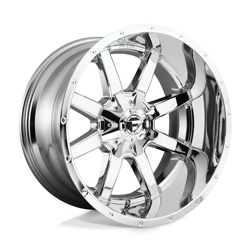 Fuel 1PC D536 MAVERICK 20X8.25 -202 10X225/10X225 CHROME PLATED
