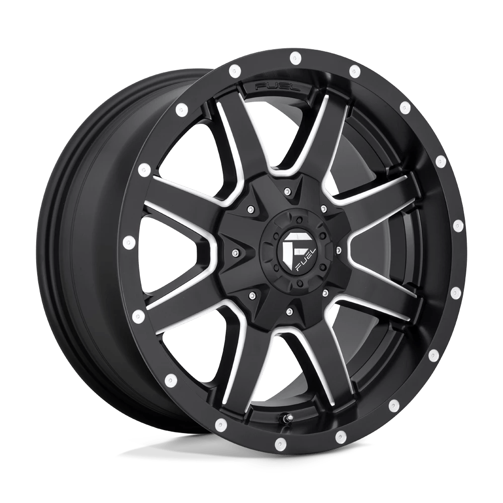Fuel 1PC D538 MAVERICK 20X8.25 -202 10X225/10X225 MATTE BLACK MILLED