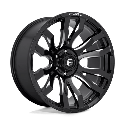 Fuel 1PC D673 BLITZ 20X8.25 -202 8X200/8X200 GLOSS BLACK MILLED