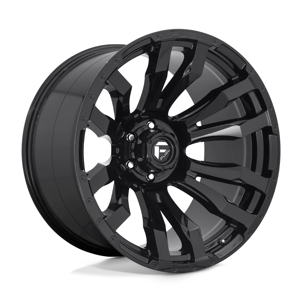 Fuel 1PC D675 BLITZ 20X8.25 -240 8X165.1/8X6.5 GLOSS BLACK