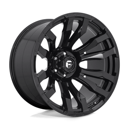 Fuel 1PC D675 BLITZ 20X8.25 -240 8X165.1/8X6.5 GLOSS BLACK