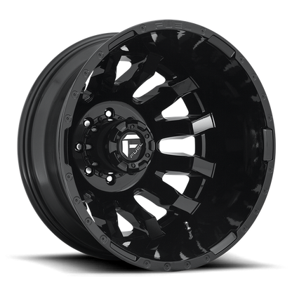 Fuel 1PC D675 BLITZ 20X8.25 -240 8X165.1/8X6.5 GLOSS BLACK