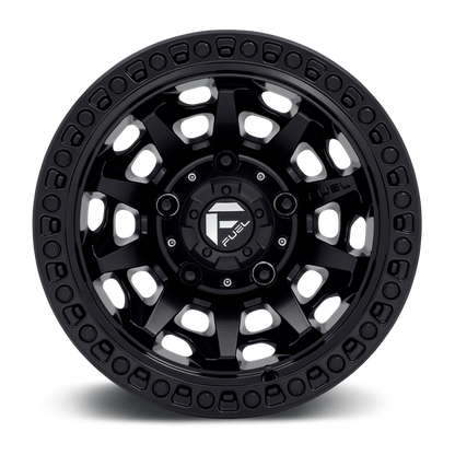 Fuel 1PC D694 COVERT 15X8 -19 6X139.7/6X5.5 MATTE BLACK