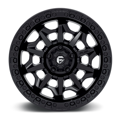 Fuel 1PC D694 COVERT 18X9 -12 6X139.7/6X5.5 MATTE BLACK
