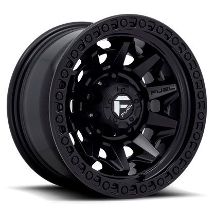 Fuel 1PC D694 COVERT 15X8 -19 5X139.7/5X5.5 MATTE BLACK