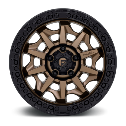 Fuel 1PC D696 COVERT 16X8 1 6X139.7/6X5.5 MATTE BRONZE BLACK BEAD RING