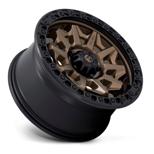 Fuel 1PC D696 COVERT 18X9 -12 8X165.1 MATTE BRONZE BLACK BEAD RING