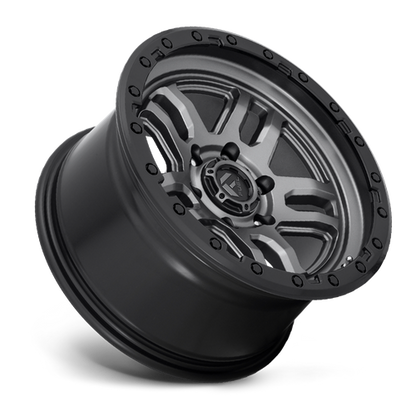 Fuel 1PC D701 AMMO 20X9 1 5X139.7 MATTE GUN METAL BLACK BEAD RING