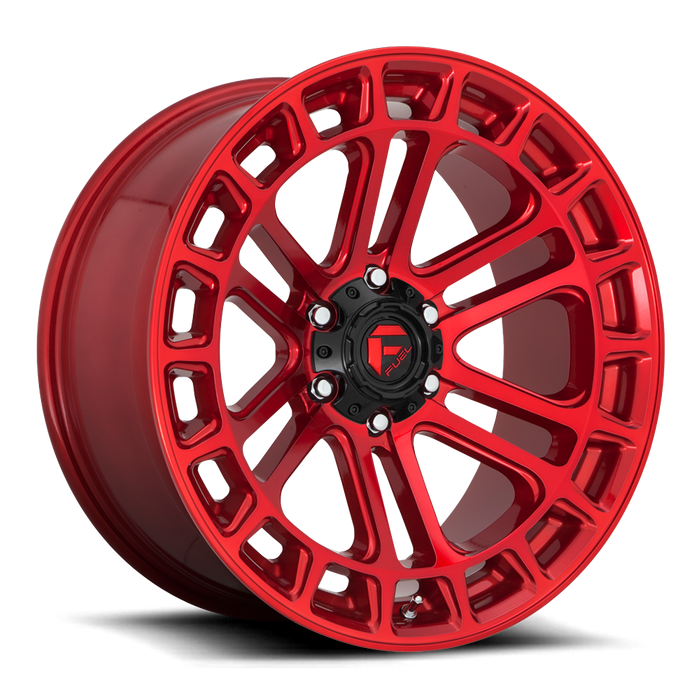 Fuel 1PC D719 HEATER 20X9 1 6X135/6X5.3 Candy Red Machined