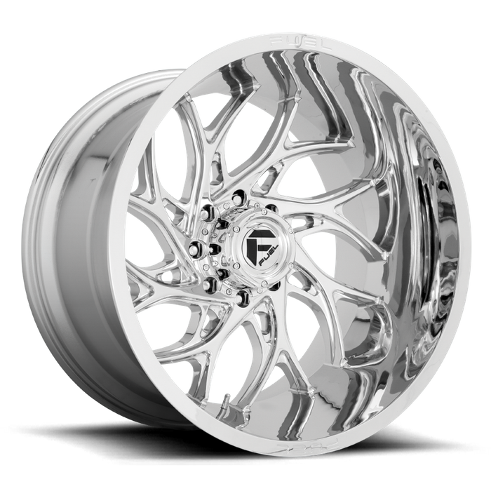 Fuel 1PC D740 RUNNER 20X9 1 8X165.1/8X6.5 Chrome
