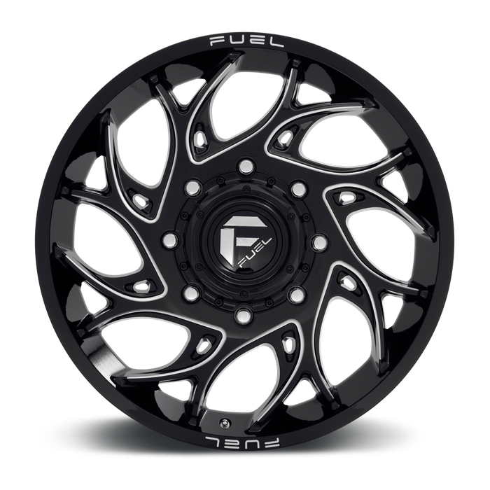 Fuel 1PC D741 RUNNER 20X8.25 105 8X210/8X210 Gloss Black Milled