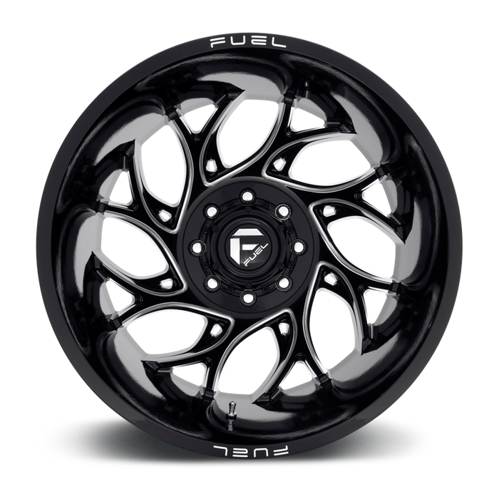Fuel 1PC D741 RUNNER 22X8.25 -202 8X200/8X200 Gloss Black Milled