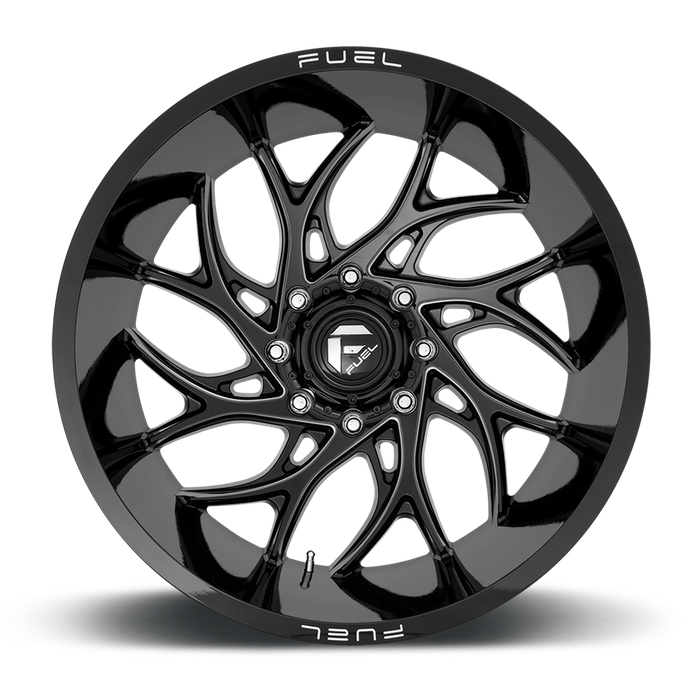 Fuel 1PC D741 RUNNER 20X9 1 8X170/8X6.7 Gloss Black Milled