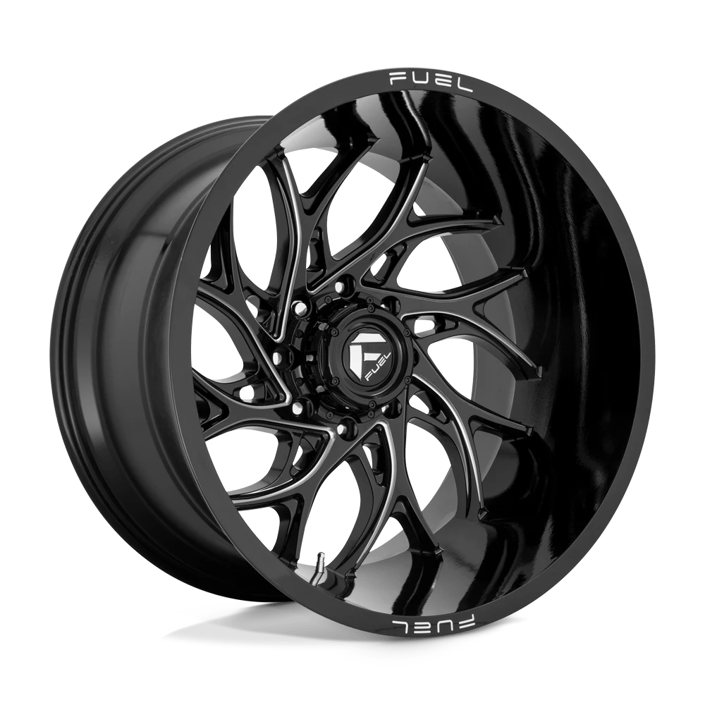 Fuel 1PC D741 RUNNER 24X11 0 8X170/8X6.7 Gloss Black Milled