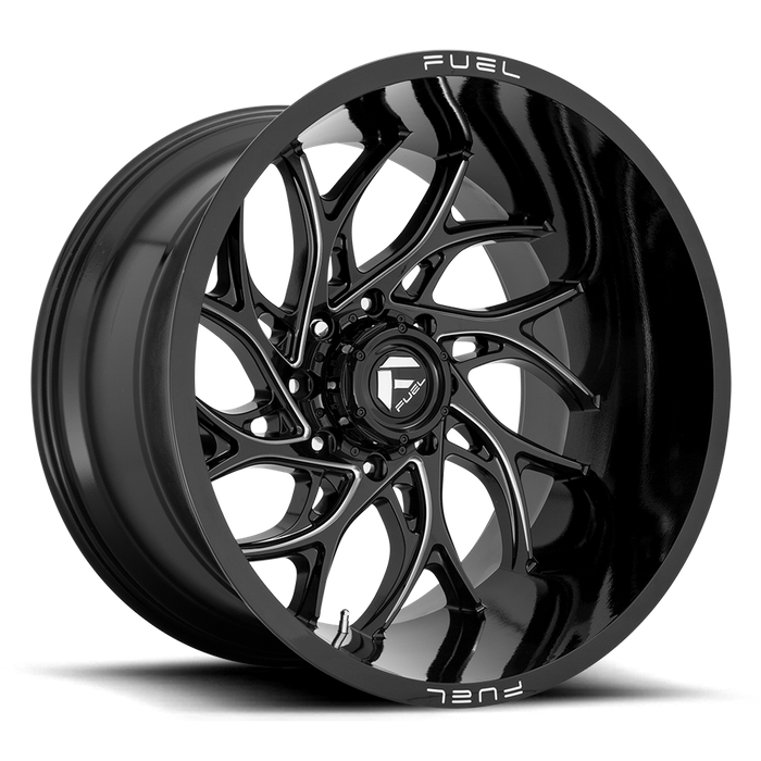 Fuel 1PC D741 RUNNER 20X9 1 6X139.7/6X5.5 Gloss Black Milled